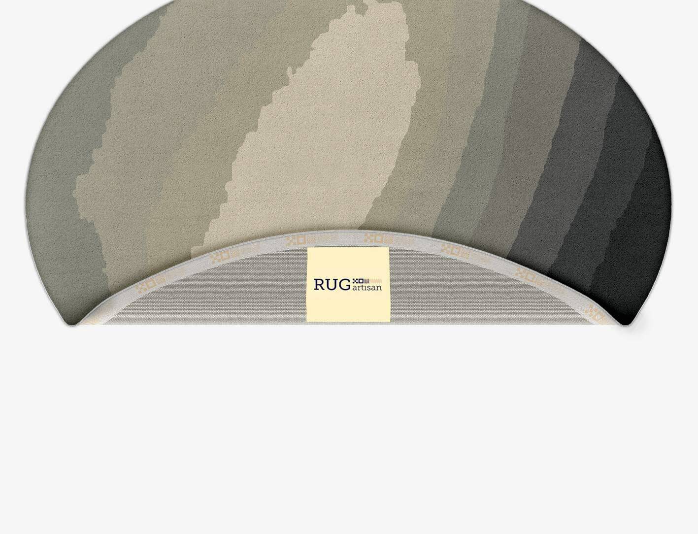 Hampstead Gradation Oval Hand Tufted Pure Wool Custom Rug by Rug Artisan