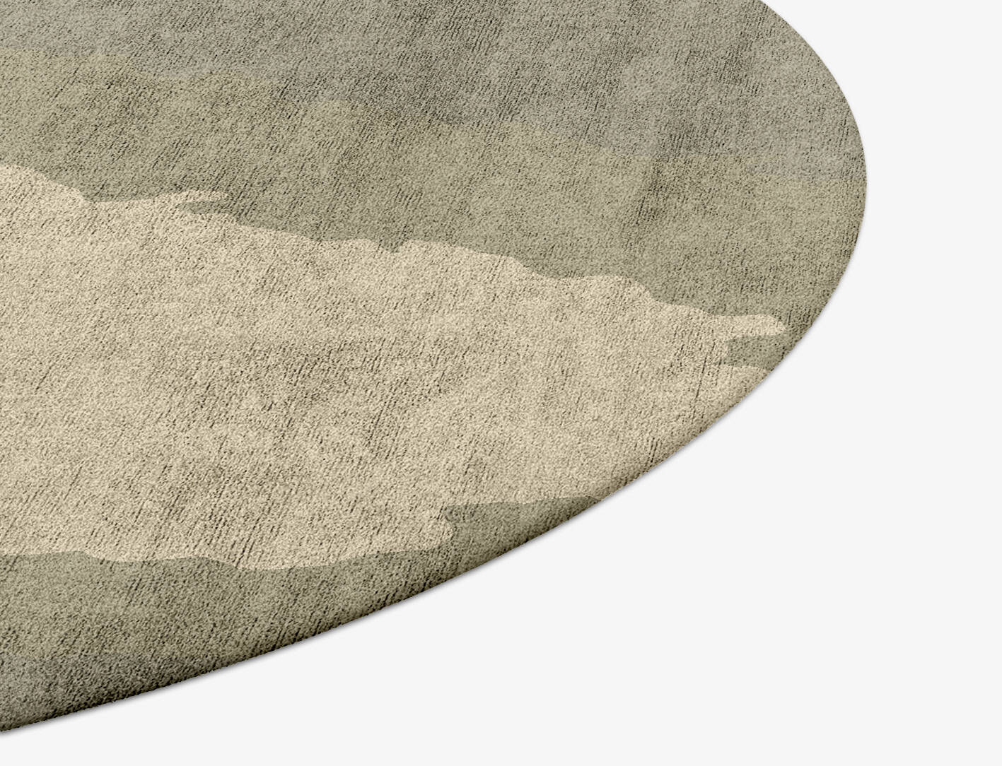 Hampstead Gradation Round Hand Tufted Bamboo Silk Custom Rug by Rug Artisan