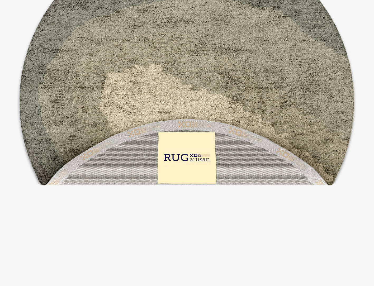 Hampstead Gradation Round Hand Tufted Bamboo Silk Custom Rug by Rug Artisan