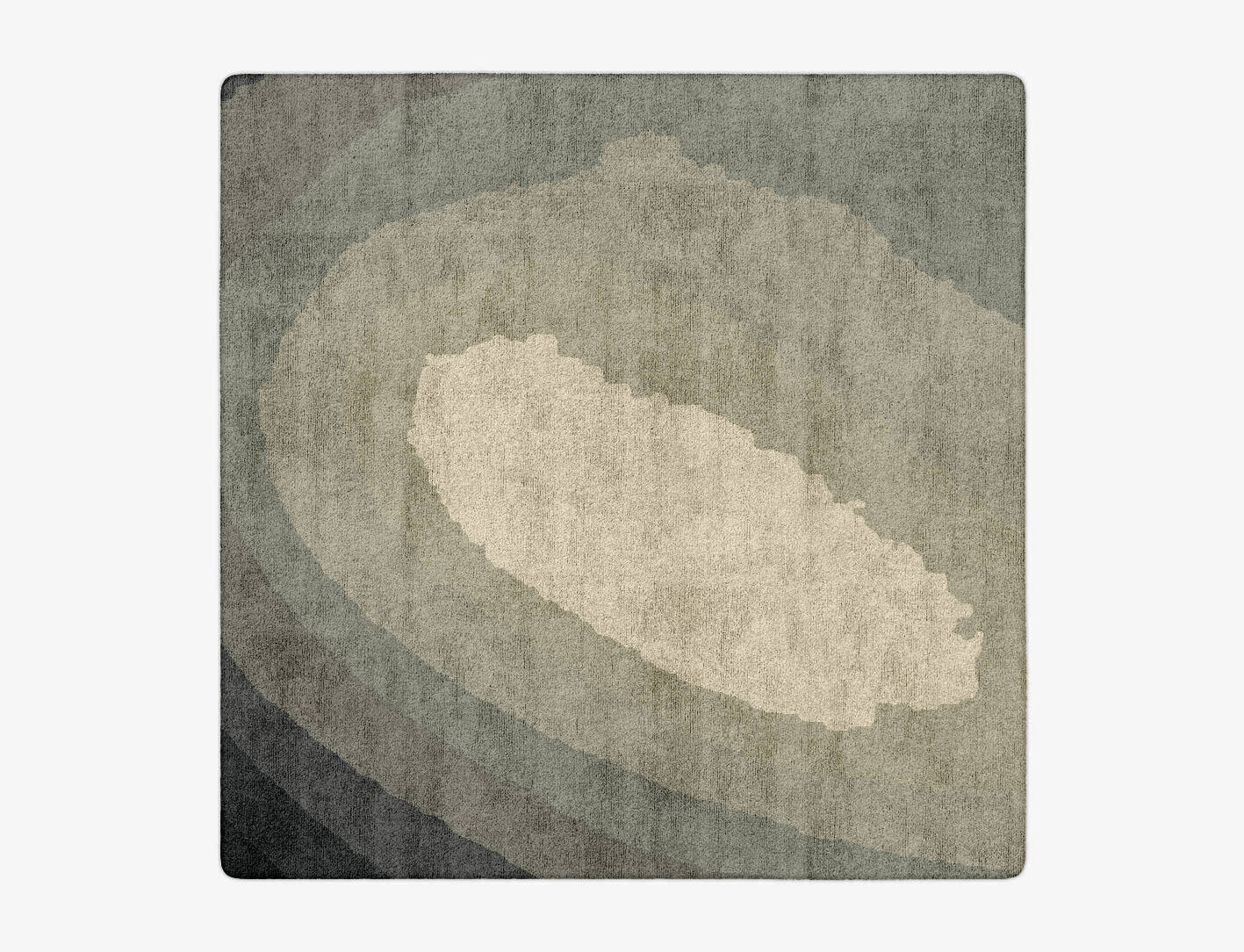 Hampstead Gradation Square Hand Tufted Bamboo Silk Custom Rug by Rug Artisan