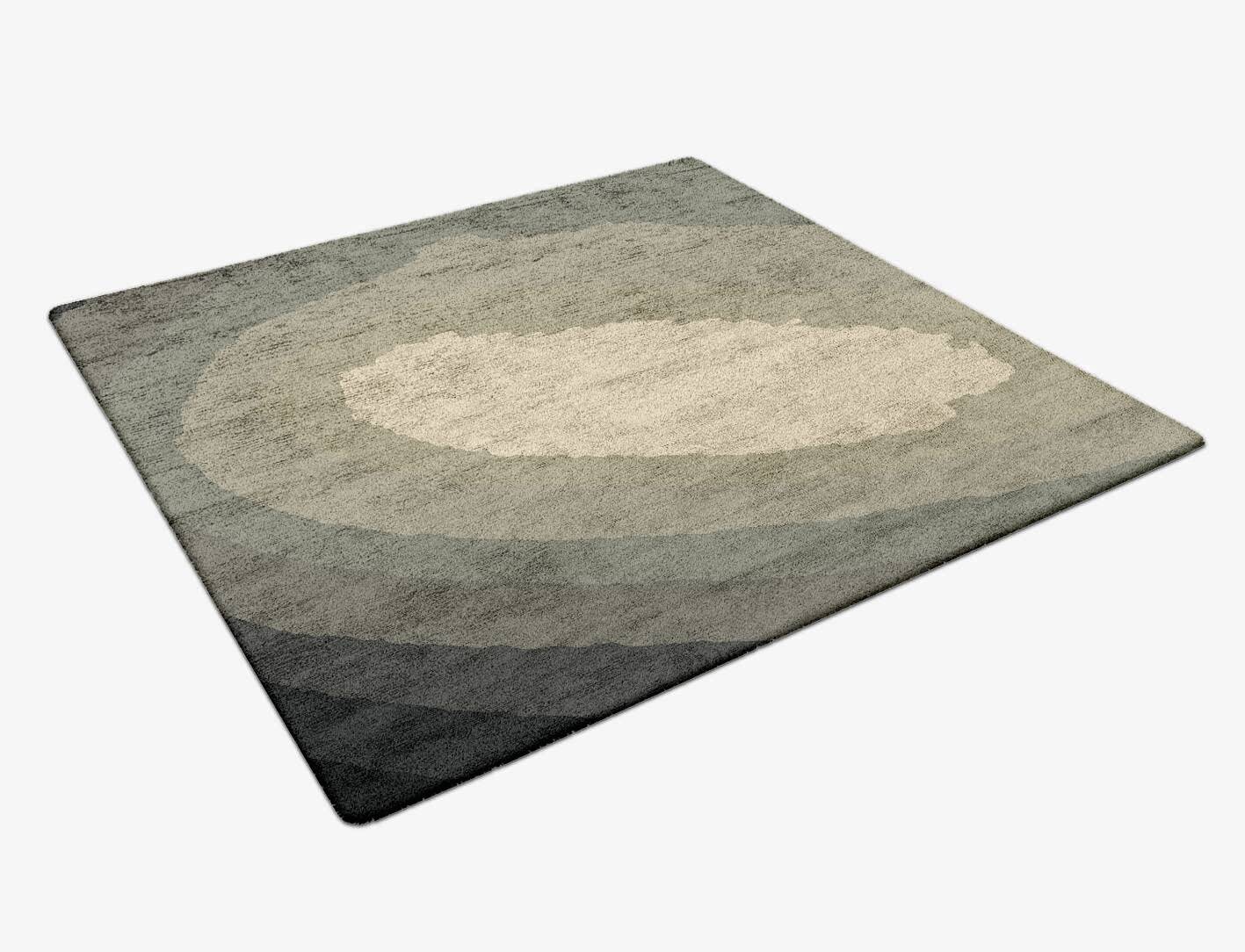 Hampstead Gradation Square Hand Tufted Bamboo Silk Custom Rug by Rug Artisan