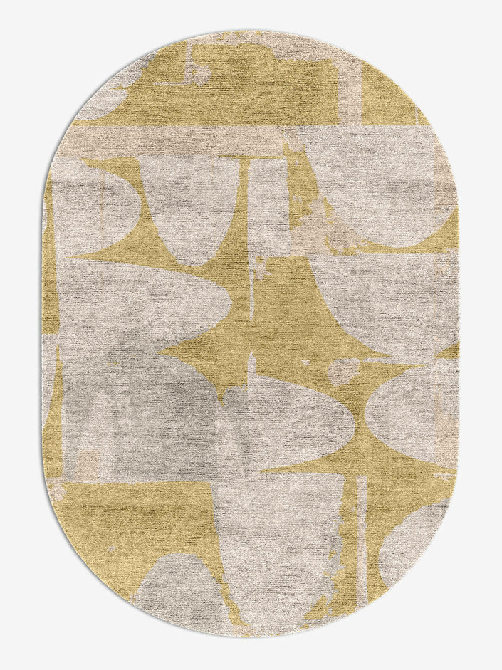 Harper Abstract Capsule Hand Knotted Bamboo Silk Custom Rug by Rug Artisan