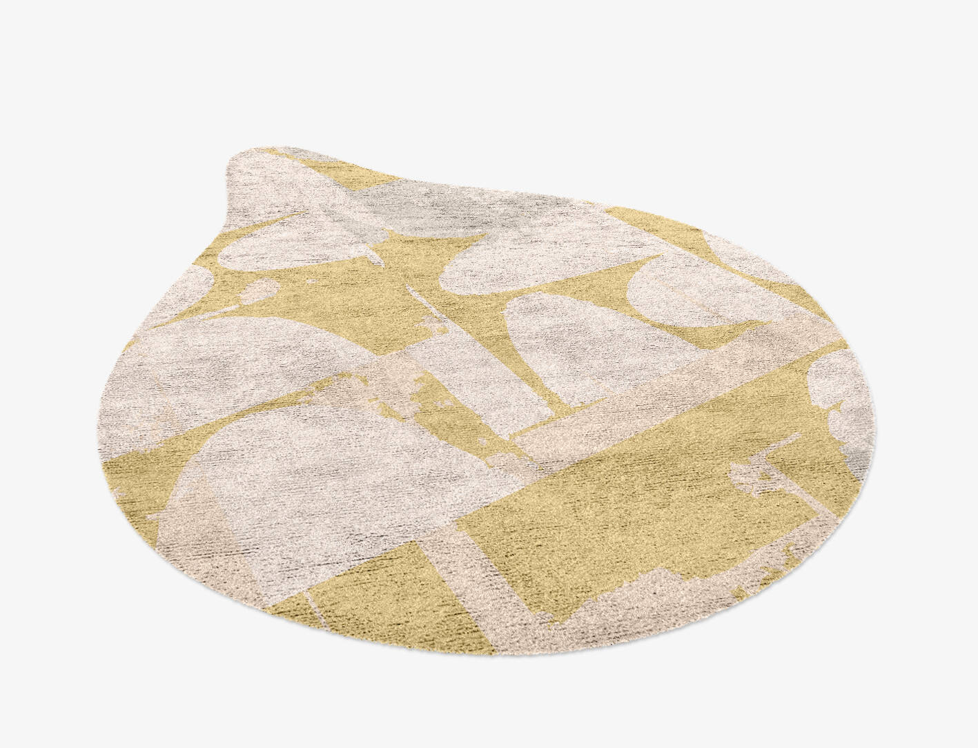 Harper Abstract Drop Hand Knotted Bamboo Silk Custom Rug by Rug Artisan