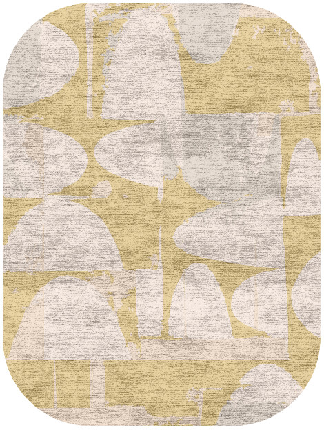 Harper Abstract Oblong Hand Knotted Bamboo Silk Custom Rug by Rug Artisan