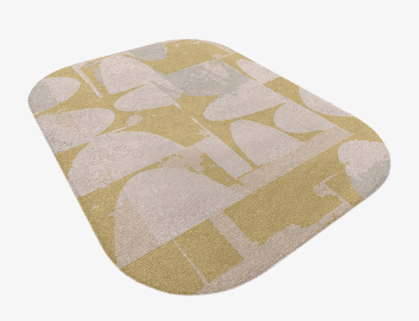 Harper Abstract Oblong Hand Knotted Tibetan Wool Custom Rug by Rug Artisan