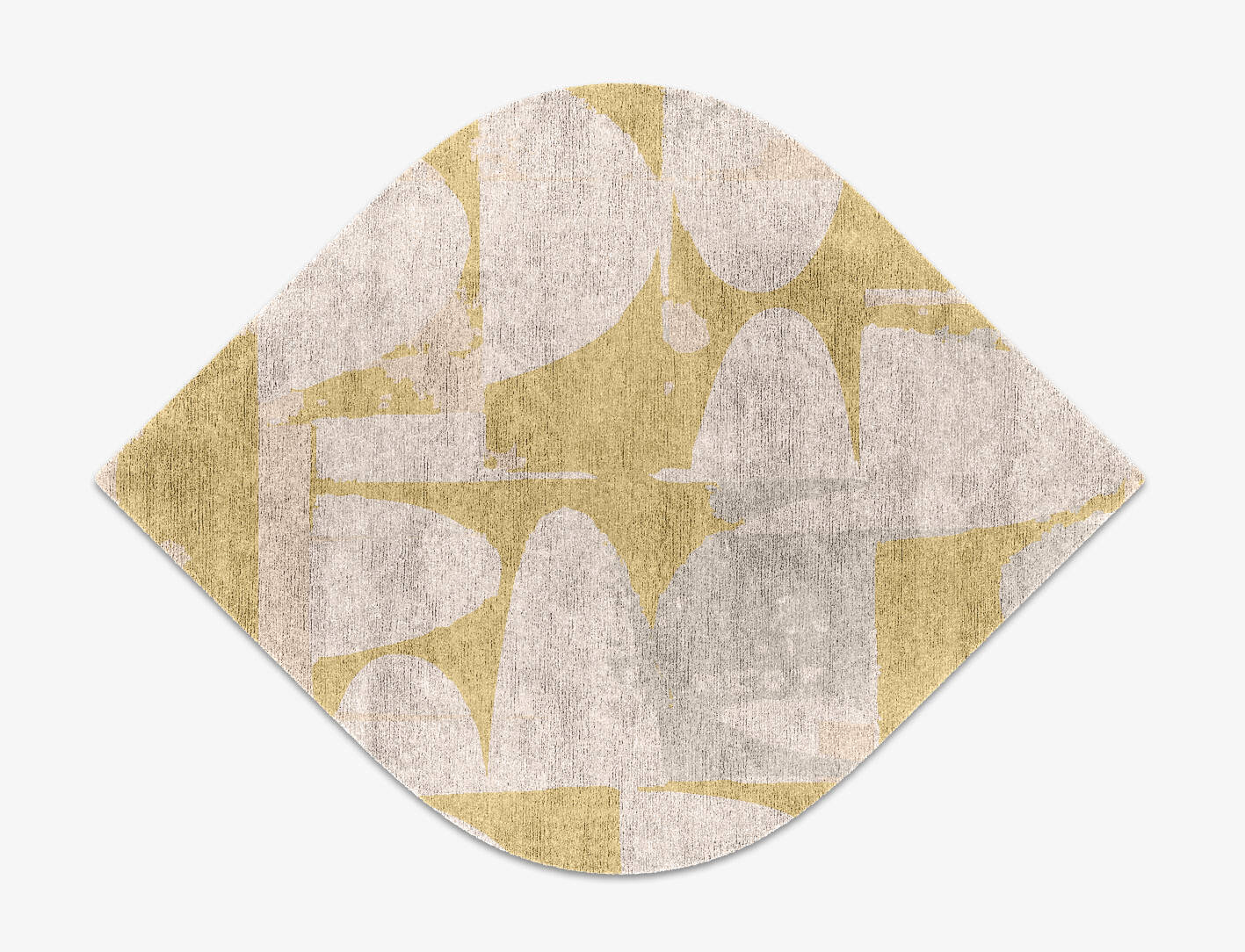 Harper Abstract Ogee Hand Knotted Bamboo Silk Custom Rug by Rug Artisan