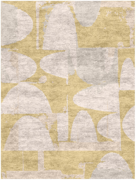 Harper Abstract Rectangle Hand Knotted Bamboo Silk Custom Rug by Rug Artisan