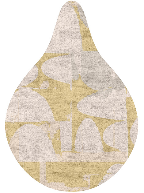 Harper Abstract Drop Hand Tufted Bamboo Silk Custom Rug by Rug Artisan