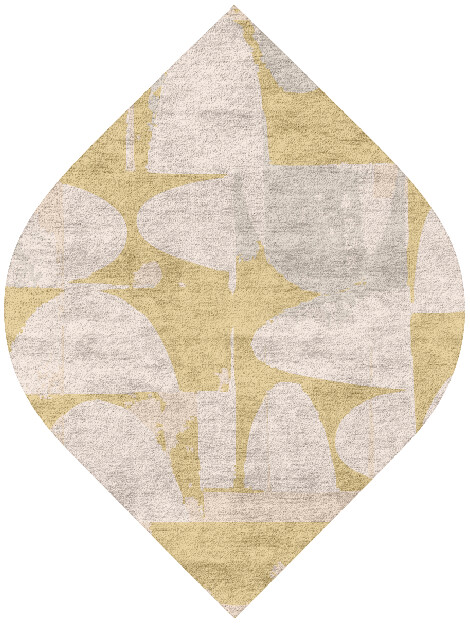Harper Abstract Ogee Hand Tufted Bamboo Silk Custom Rug by Rug Artisan