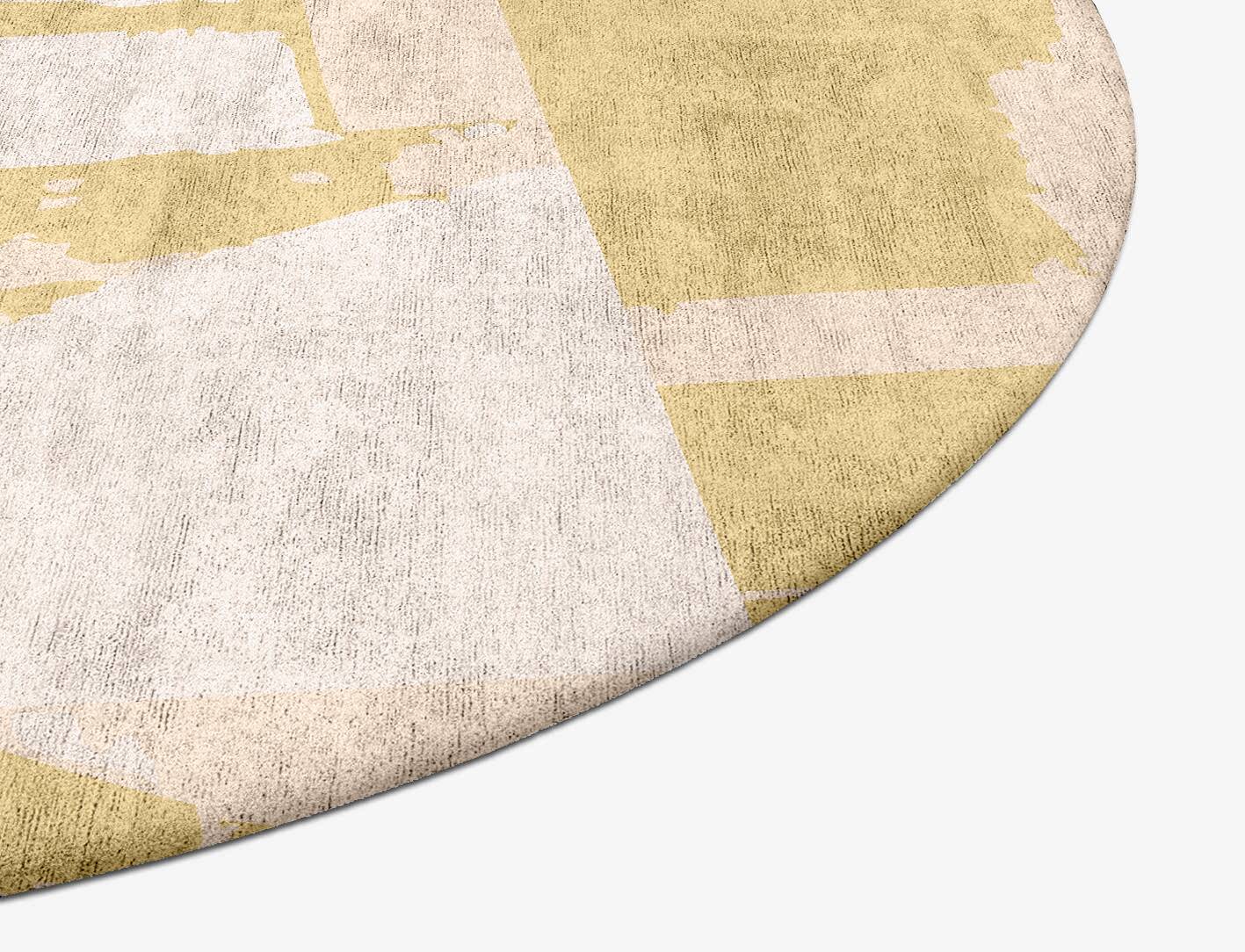 Harper Abstract Oval Hand Tufted Bamboo Silk Custom Rug by Rug Artisan