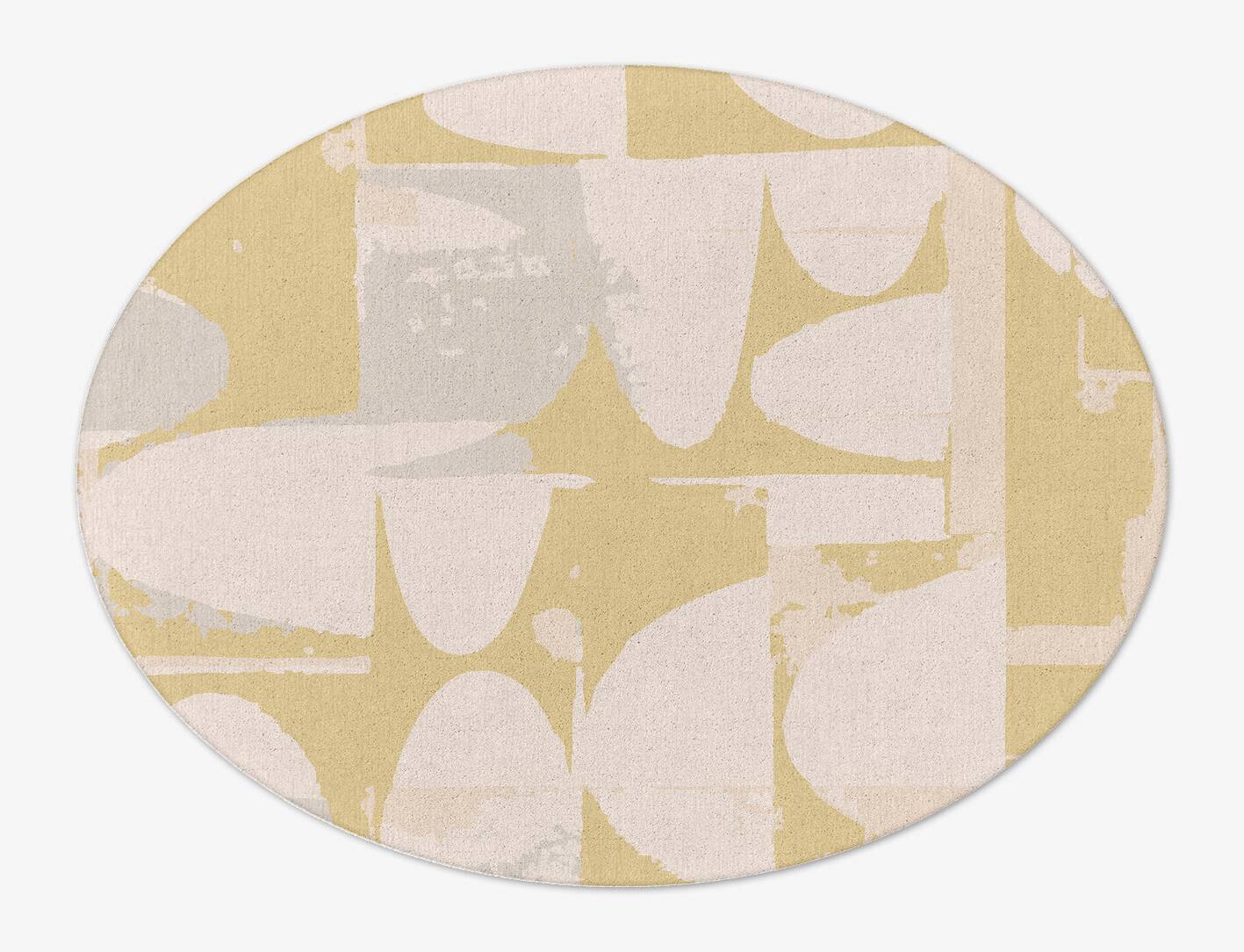 Harper Abstract Oval Hand Tufted Pure Wool Custom Rug by Rug Artisan