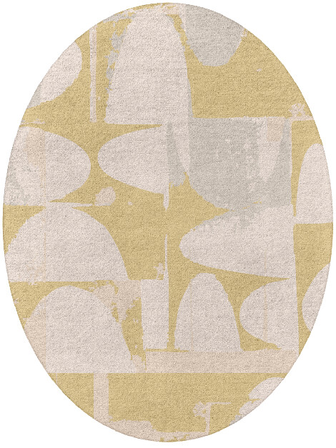 Harper Abstract Oval Hand Tufted Pure Wool Custom Rug by Rug Artisan