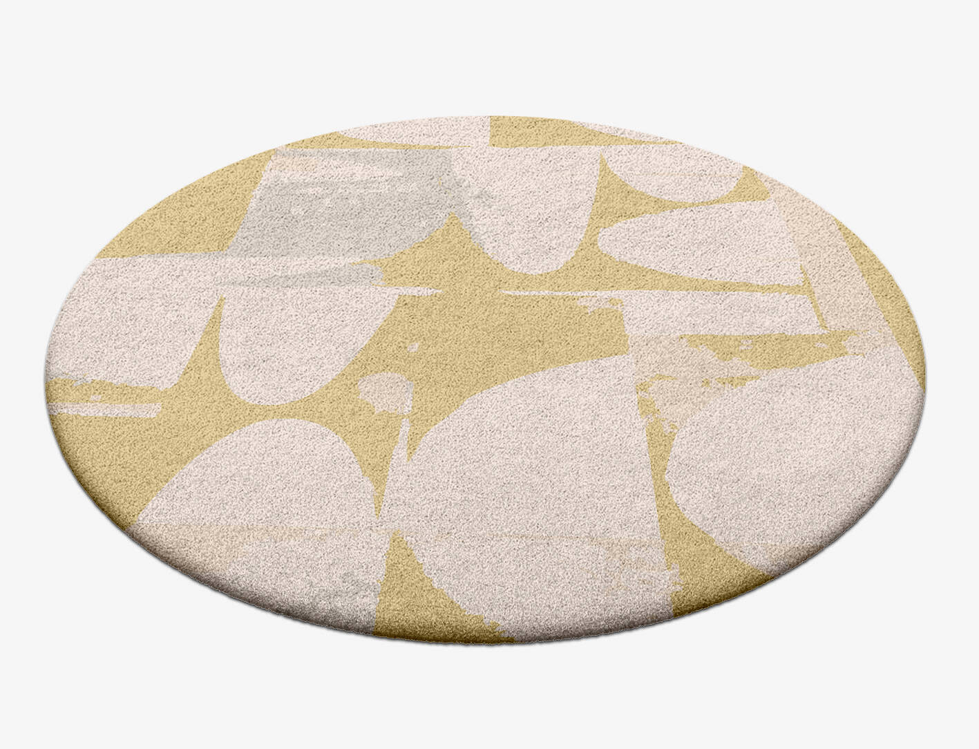 Harper Abstract Round Hand Tufted Pure Wool Custom Rug by Rug Artisan