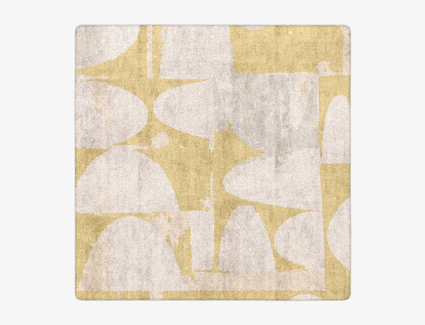 Harper Abstract Square Hand Tufted Bamboo Silk Custom Rug by Rug Artisan