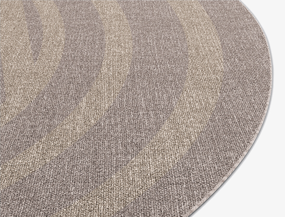 Hazel Minimalist Oval Flatweave New Zealand Wool Custom Rug by Rug Artisan