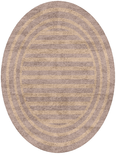 Hazel Oval Hand Tufted Bamboo Silk custom handmade rug