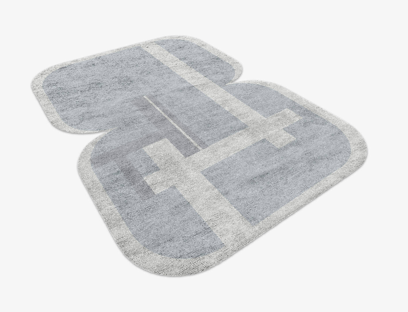 Heartsease  Eight Hand Knotted Bamboo Silk Custom Rug by Rug Artisan