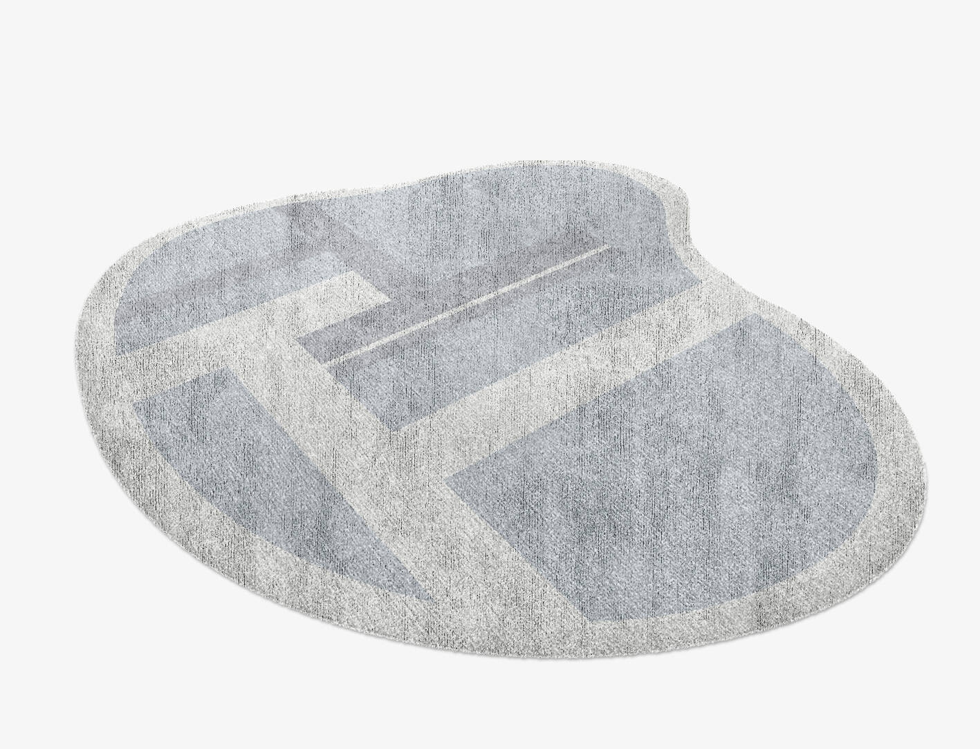 Heartsease  Splash Hand Knotted Bamboo Silk Custom Rug by Rug Artisan