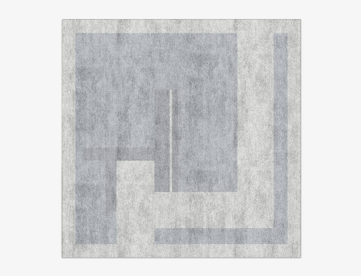Heartsease  Square Hand Knotted Bamboo Silk Custom Rug by Rug Artisan