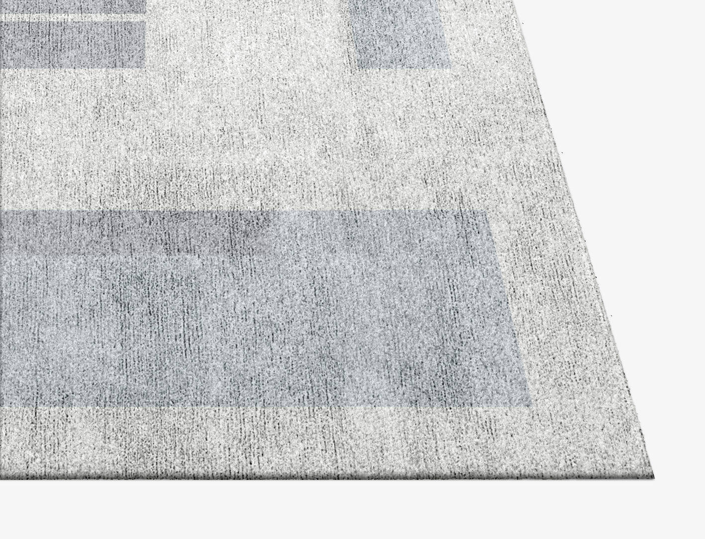 Heartsease  Square Hand Knotted Bamboo Silk Custom Rug by Rug Artisan