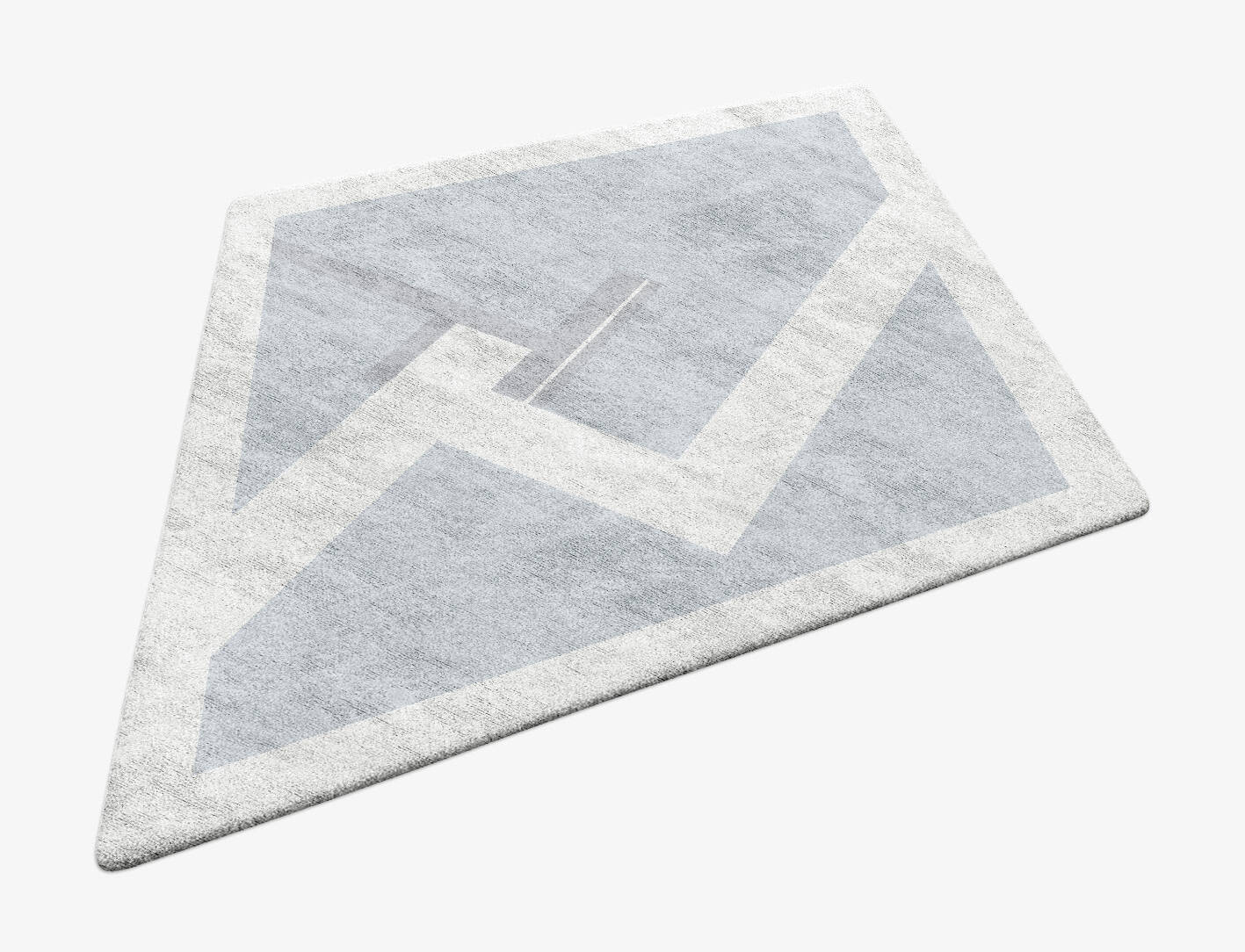 Heartsease  Diamond Hand Tufted Bamboo Silk Custom Rug by Rug Artisan