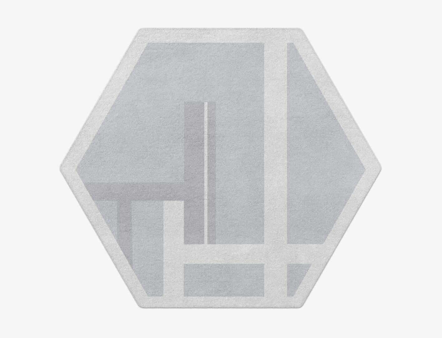 Heartsease  Hexagon Hand Tufted Pure Wool Custom Rug by Rug Artisan