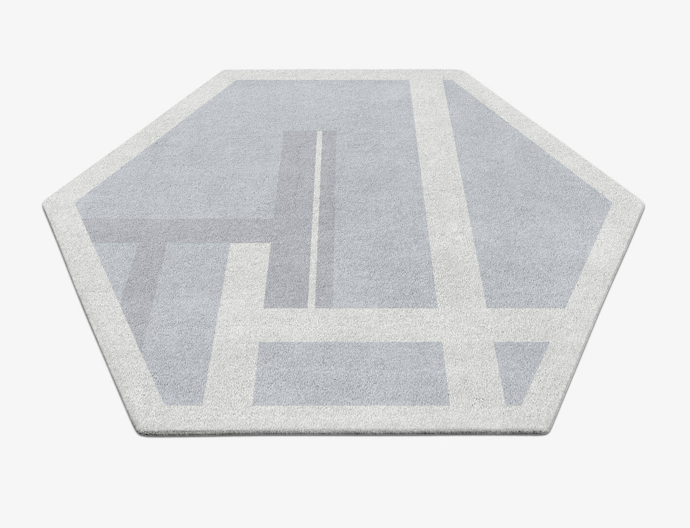Heartsease  Hexagon Hand Tufted Pure Wool Custom Rug by Rug Artisan