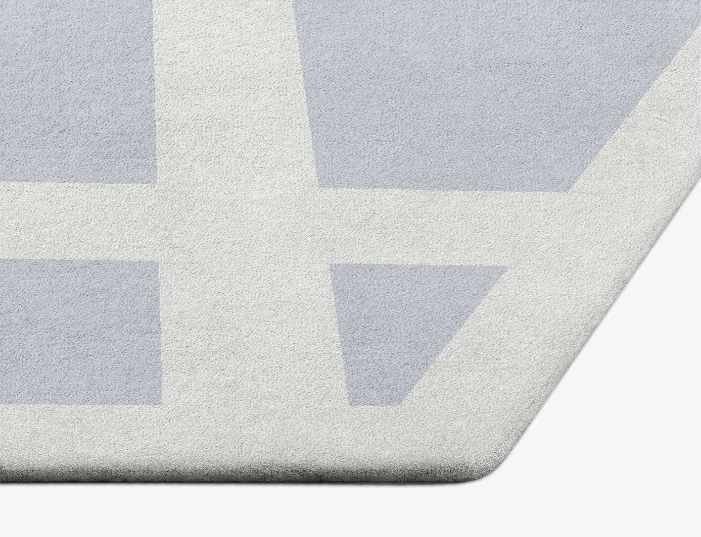 Heartsease  Hexagon Hand Tufted Pure Wool Custom Rug by Rug Artisan
