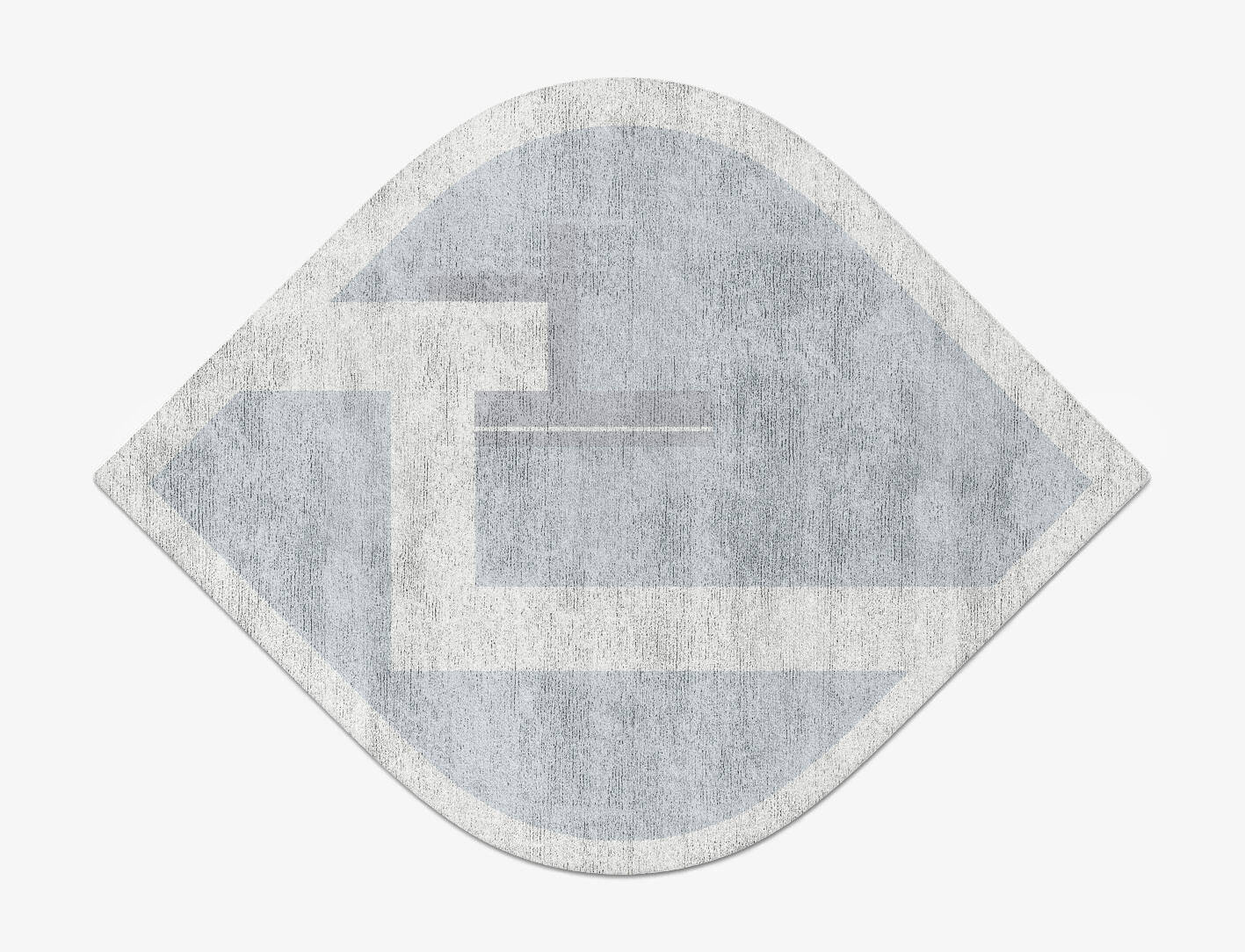 Heartsease  Ogee Hand Tufted Bamboo Silk Custom Rug by Rug Artisan