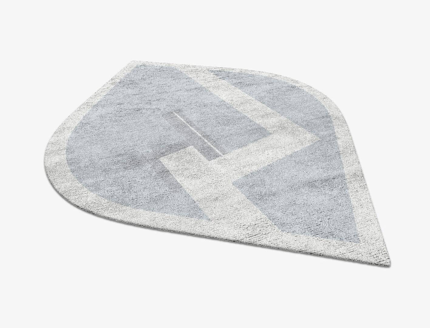 Heartsease  Ogee Hand Tufted Bamboo Silk Custom Rug by Rug Artisan