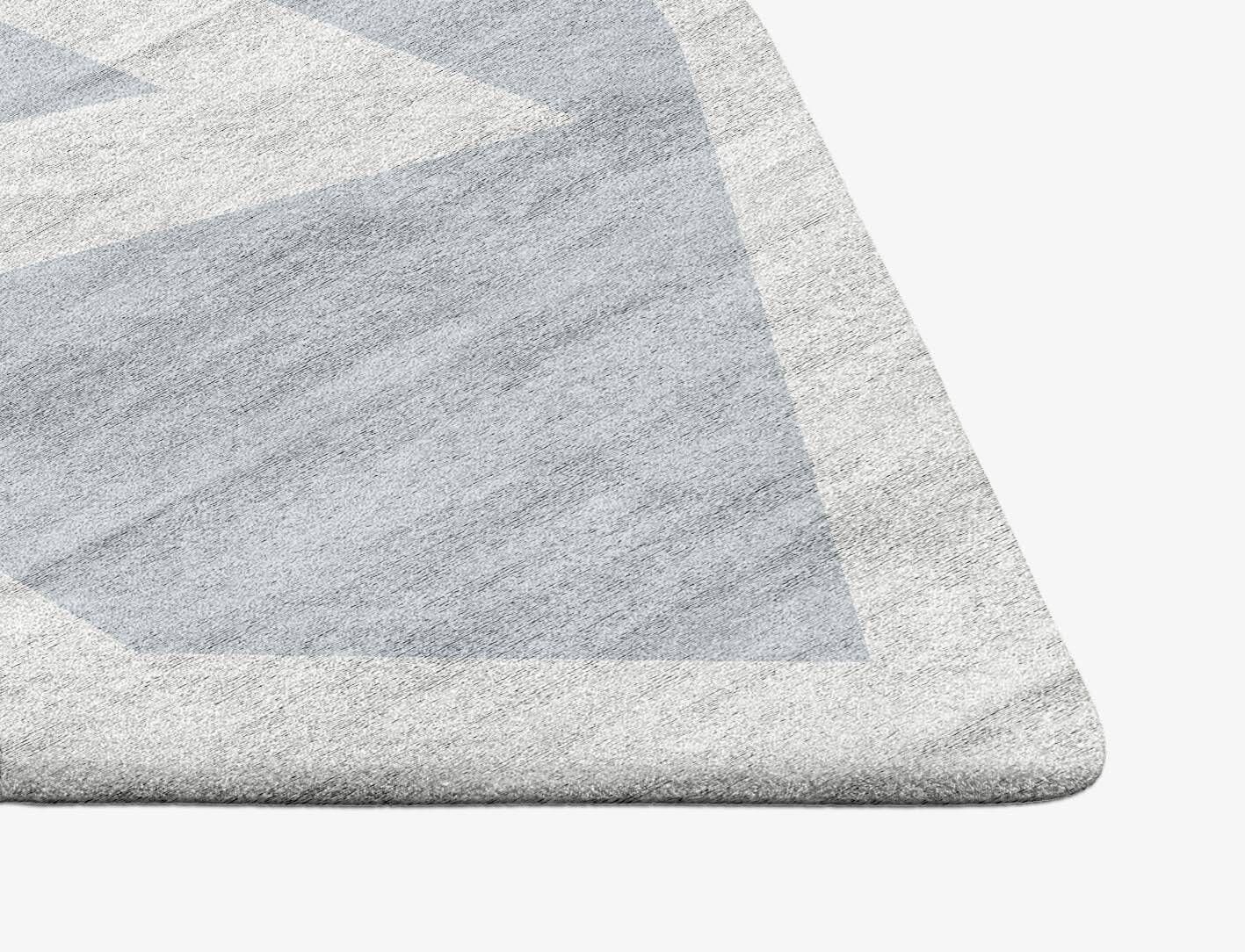 Heartsease  Ogee Hand Tufted Bamboo Silk Custom Rug by Rug Artisan