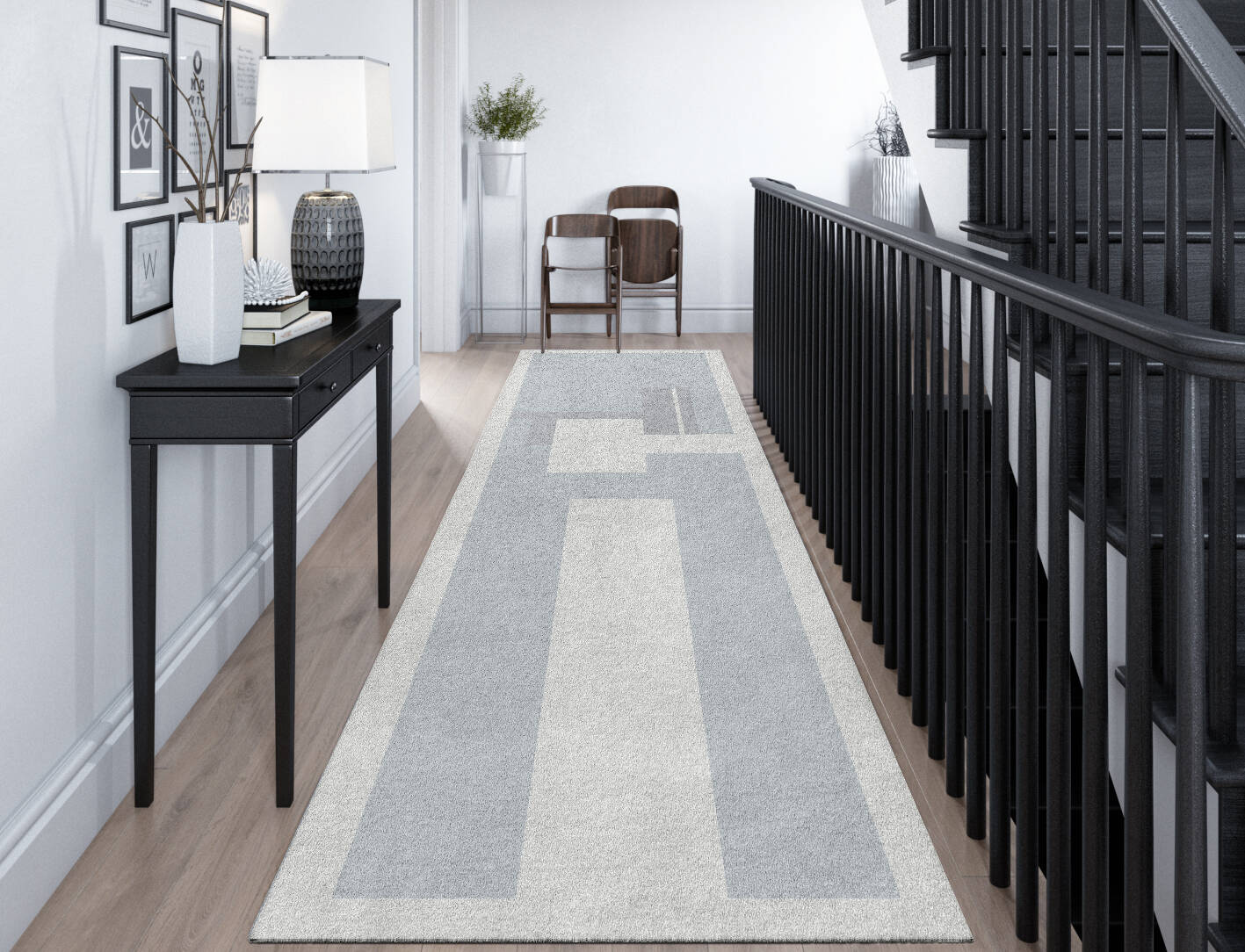 Heartsease  Runner Hand Tufted Pure Wool Custom Rug by Rug Artisan