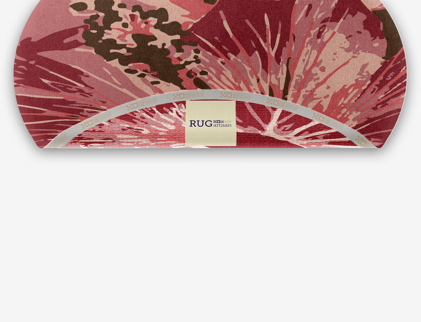Heath Floral Oval Hand Knotted Tibetan Wool Custom Rug by Rug Artisan