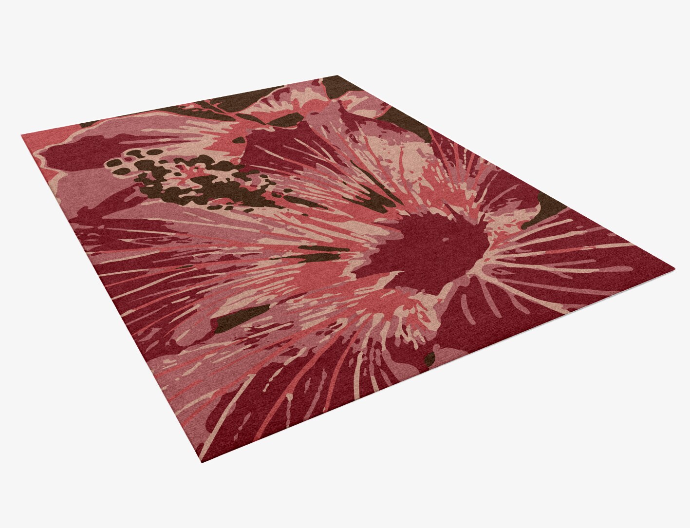 Heath Floral Rectangle Hand Knotted Tibetan Wool Custom Rug by Rug Artisan