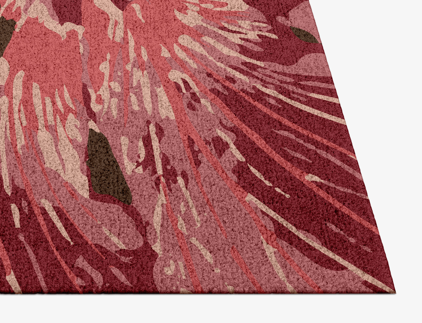 Heath Floral Rectangle Hand Knotted Tibetan Wool Custom Rug by Rug Artisan