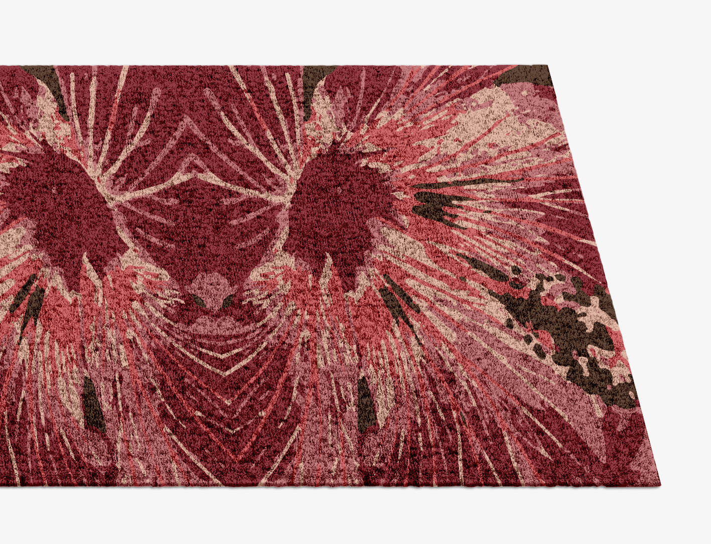 Heath Floral Runner Hand Knotted Bamboo Silk Custom Rug by Rug Artisan