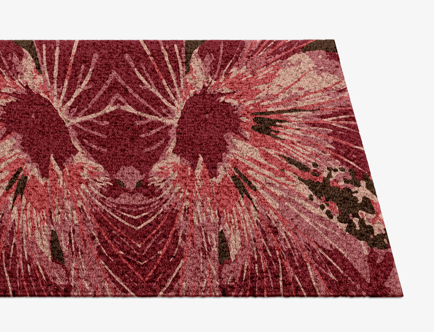 Heath Floral Runner Hand Knotted Tibetan Wool Custom Rug by Rug Artisan