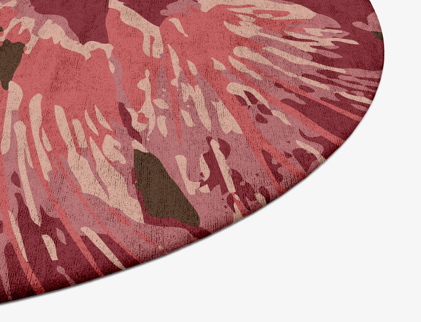 Heath Floral Oval Hand Tufted Bamboo Silk Custom Rug by Rug Artisan