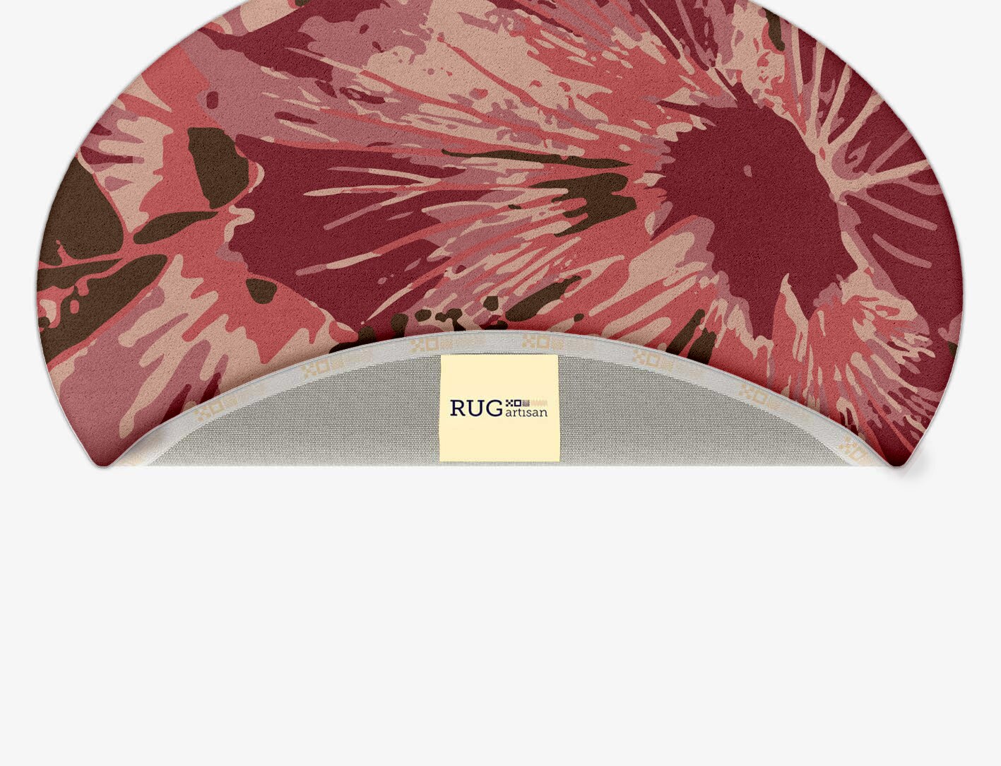 Heath Floral Oval Hand Tufted Pure Wool Custom Rug by Rug Artisan