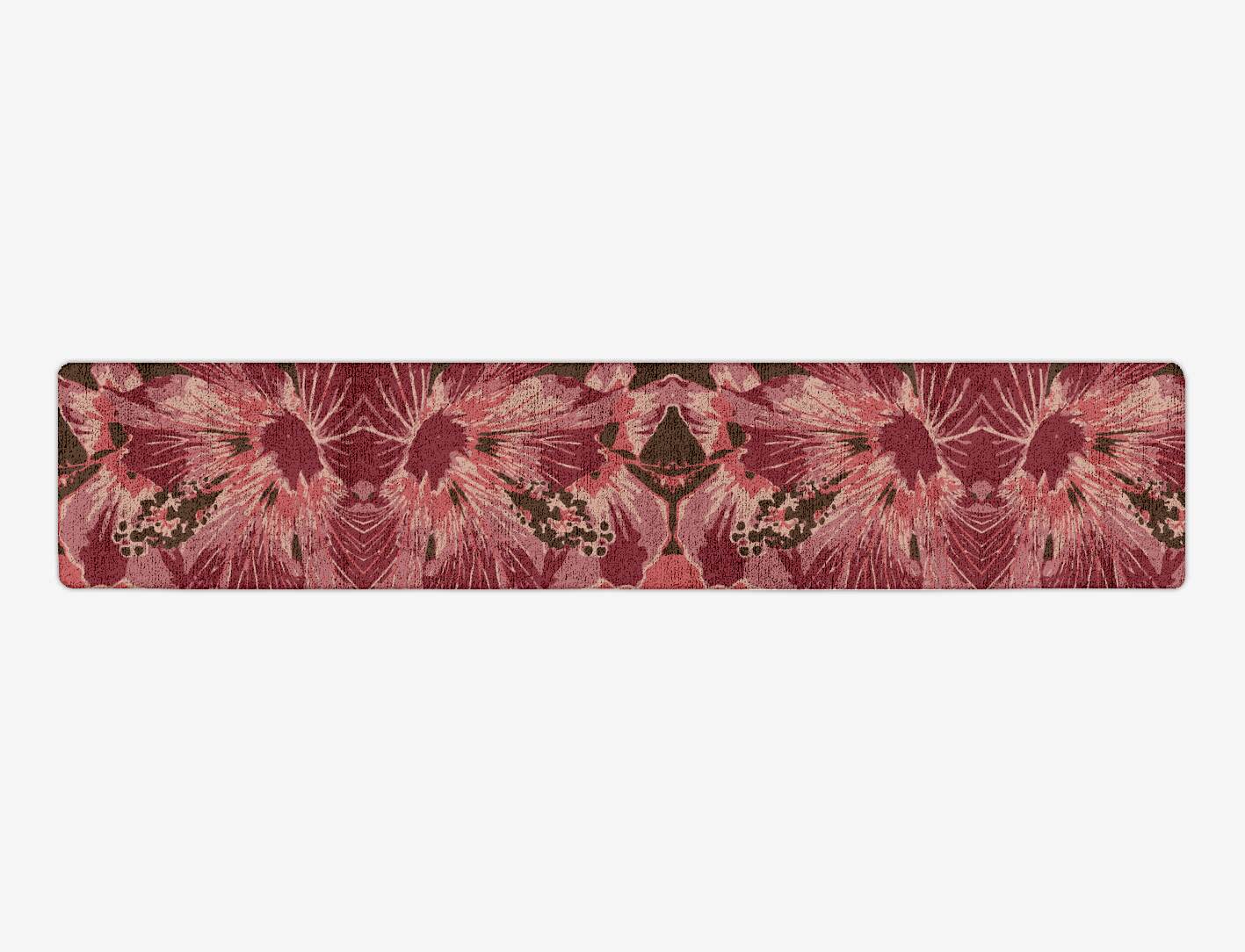 Heath Floral Runner Hand Tufted Bamboo Silk Custom Rug by Rug Artisan
