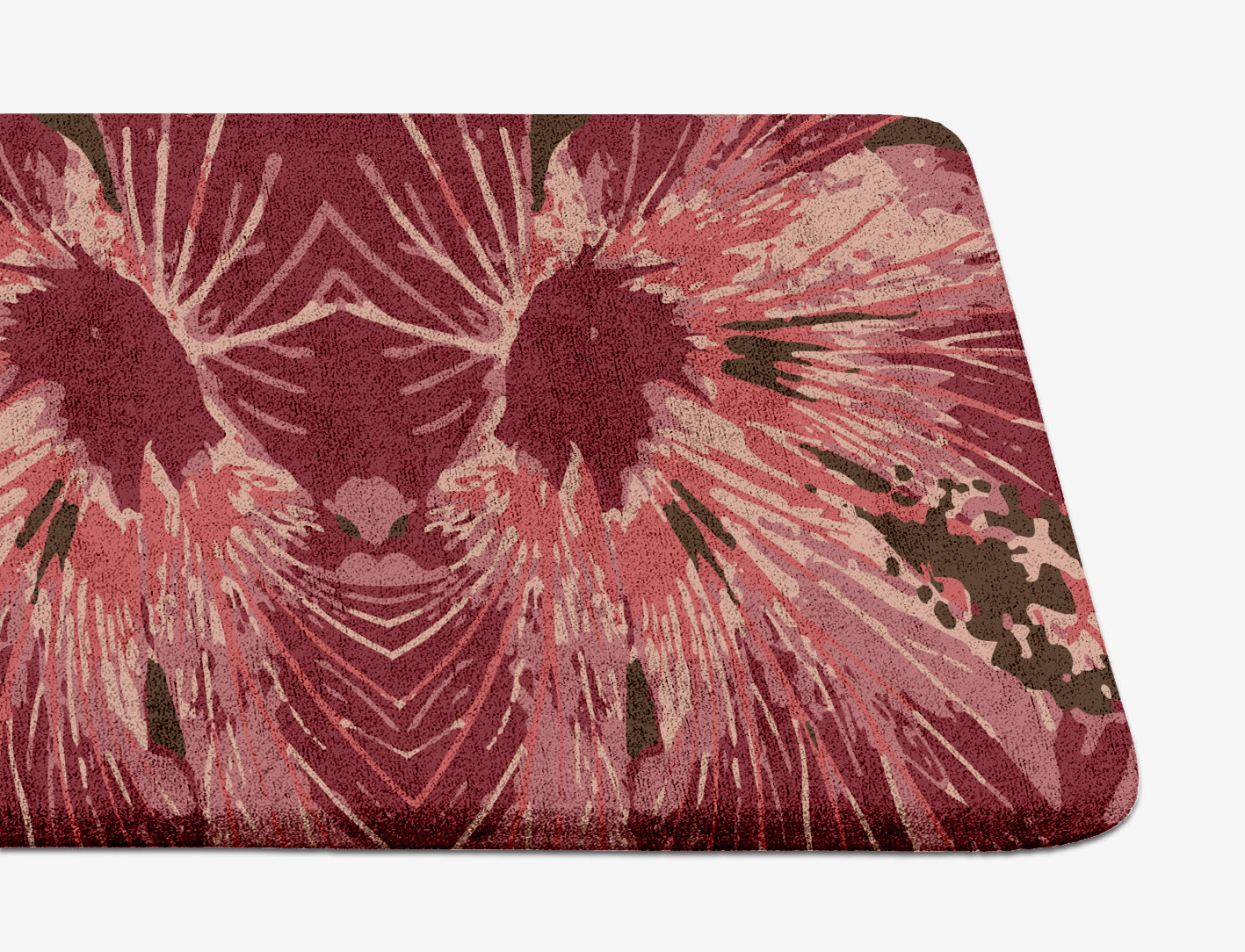 Heath Floral Runner Hand Tufted Bamboo Silk Custom Rug by Rug Artisan