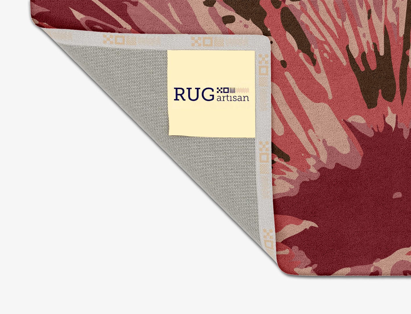 Heath Floral Square Hand Tufted Pure Wool Custom Rug by Rug Artisan