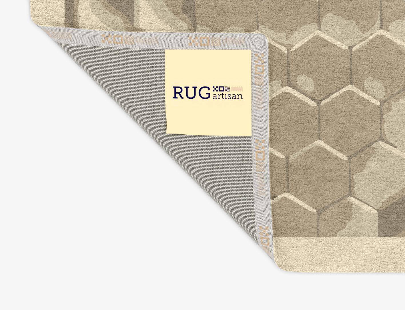 Hebi Origami Rectangle Hand Tufted Pure Wool Custom Rug by Rug Artisan