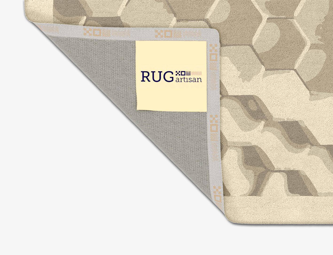 Hebi Origami Square Hand Tufted Pure Wool Custom Rug by Rug Artisan
