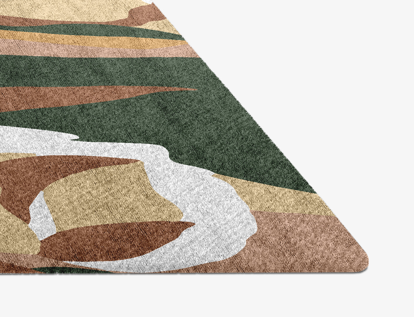 Heliconia Field of Flowers Diamond Hand Knotted Bamboo Silk Custom Rug by Rug Artisan