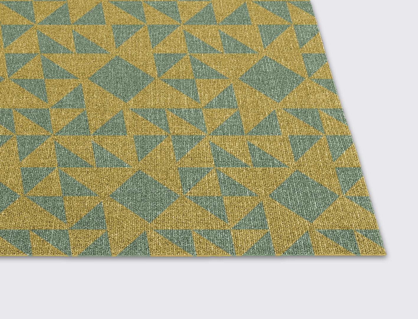 Helios Geometric Rectangle Flatweave New Zealand Wool Custom Rug by Rug Artisan