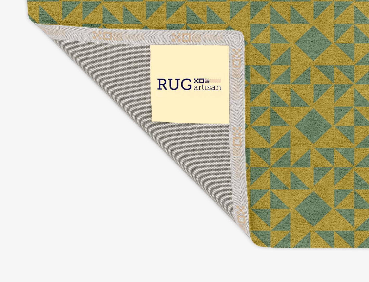 Helios Geometric Rectangle Hand Tufted Pure Wool Custom Rug by Rug Artisan