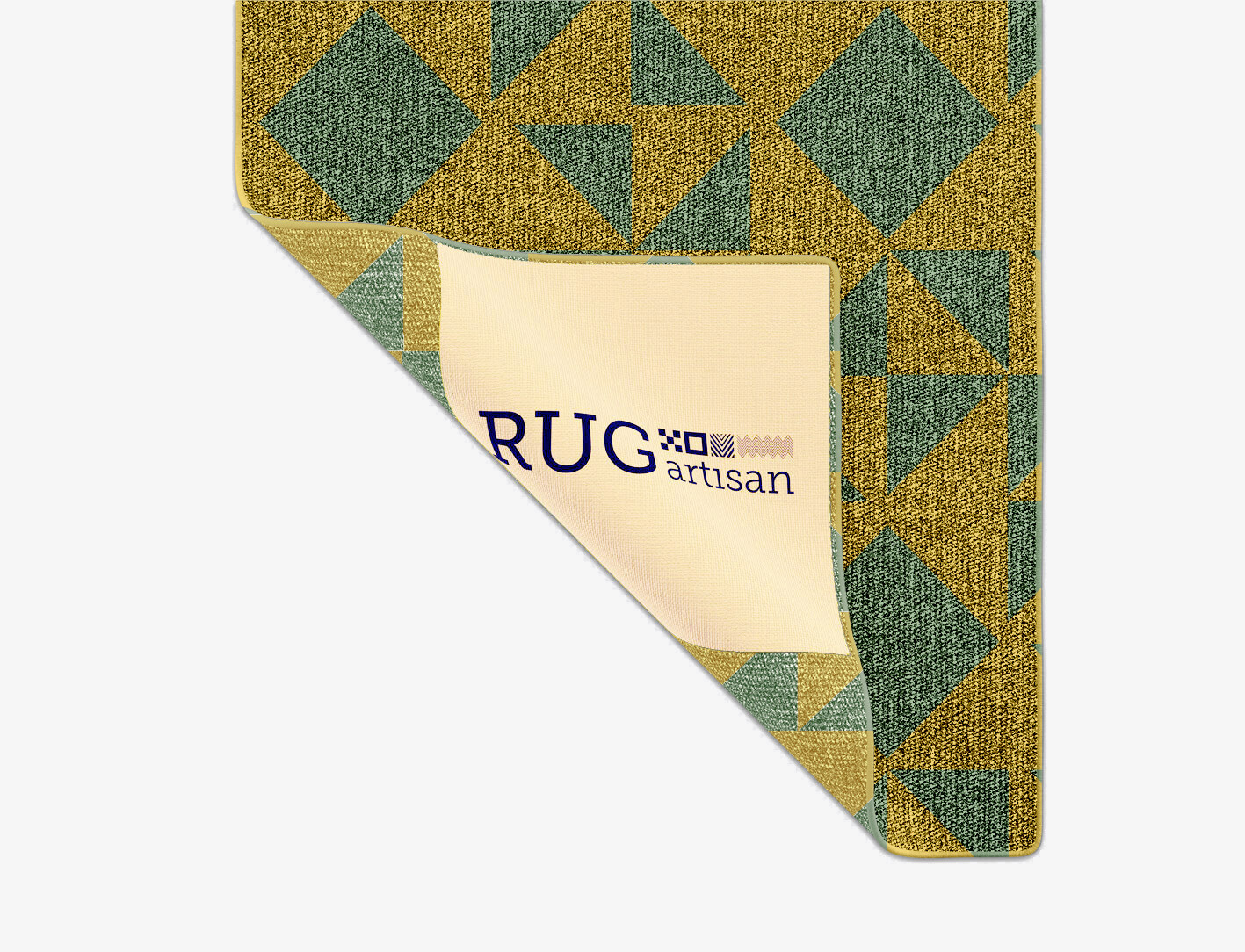 Helios Geometric Runner Outdoor Recycled Yarn Custom Rug by Rug Artisan