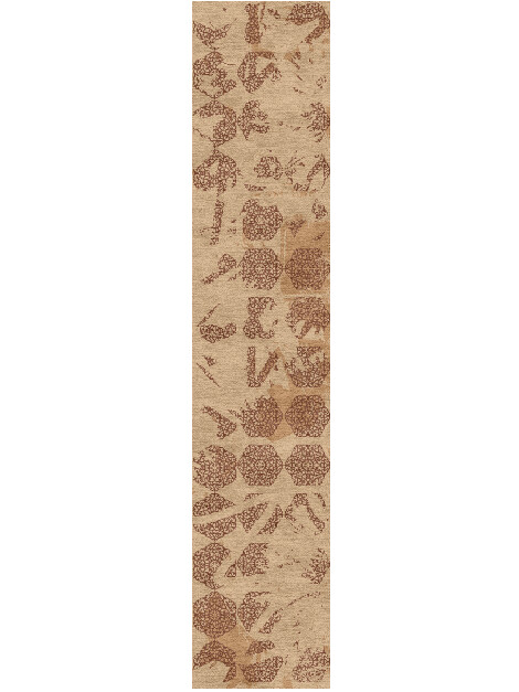 Hex Rows Vintage Runner Hand Knotted Tibetan Wool Custom Rug by Rug Artisan