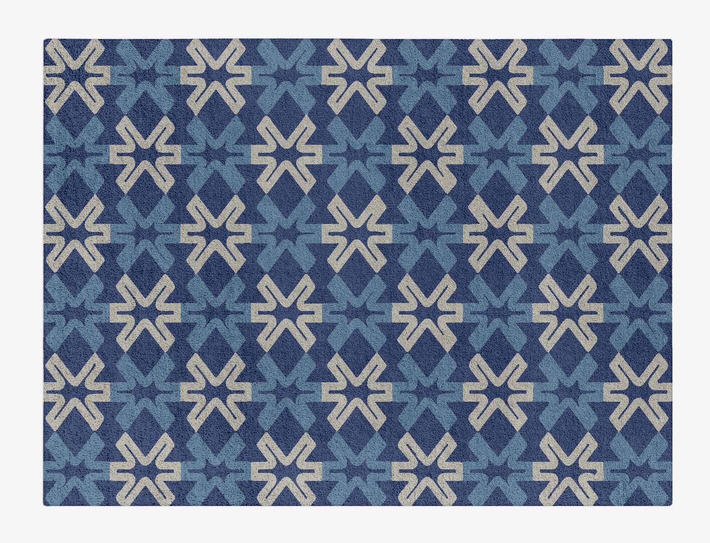 Hexagram Modern Geometrics Rectangle Hand Tufted Pure Wool Custom Rug by Rug Artisan